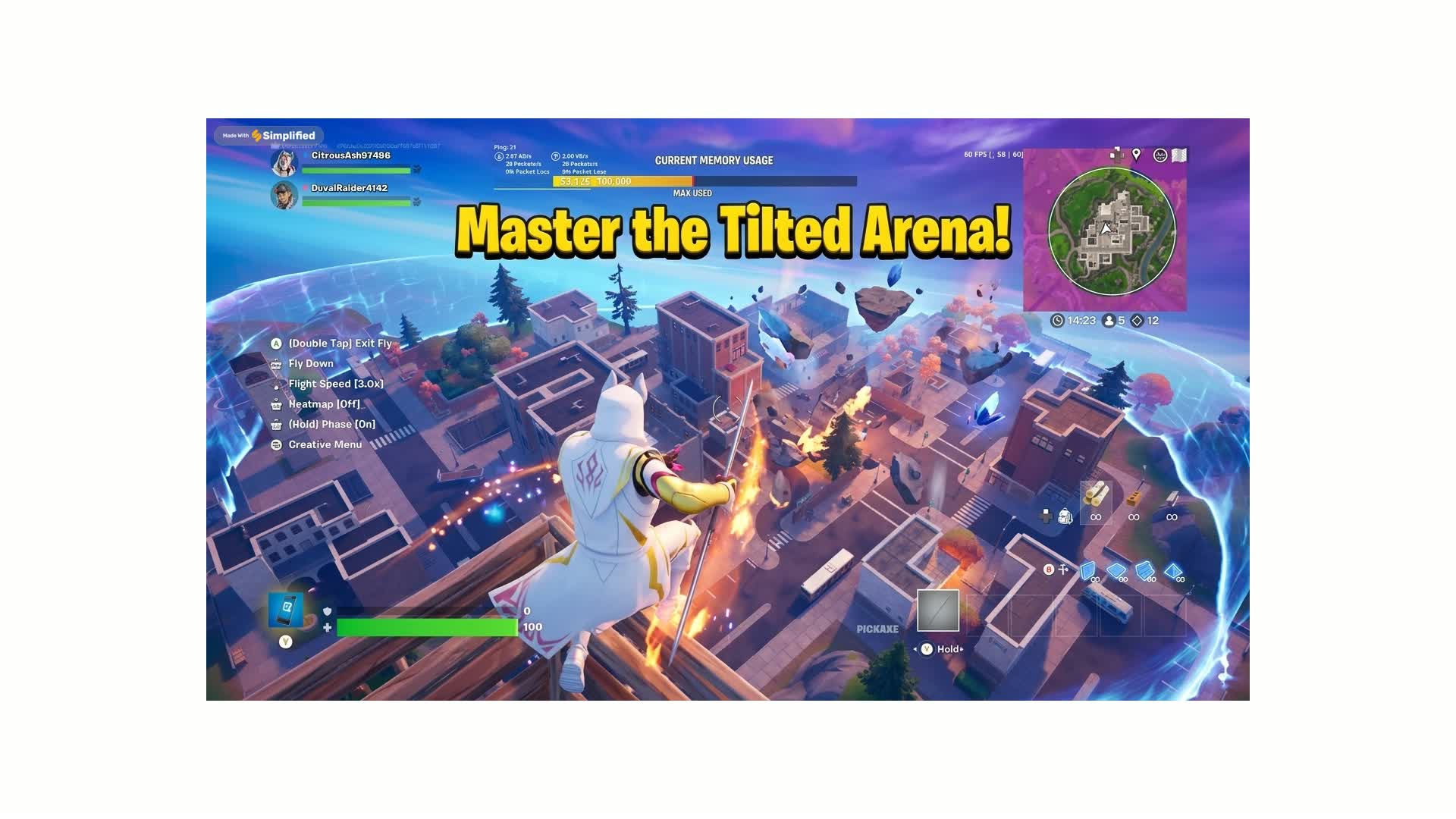 Crazy tilted zone wars