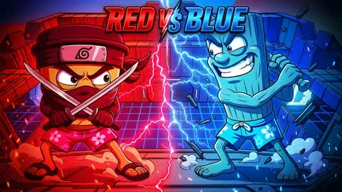 SUMMER 🏝️ Red vs Blue 🔴🔵 Brainrot