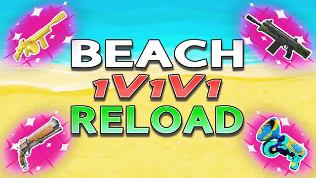 1v1v1 Beach Reload 1v1 Realistic FFA