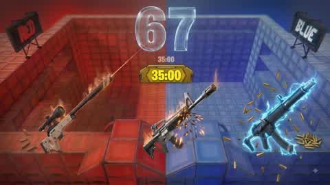 NEW SUPER CRAZY RED VS BLUE🔴🔵67