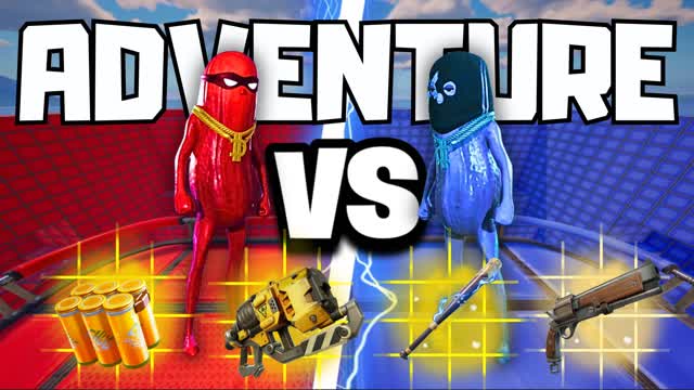Adventure Red VS Blue 🔴🔵