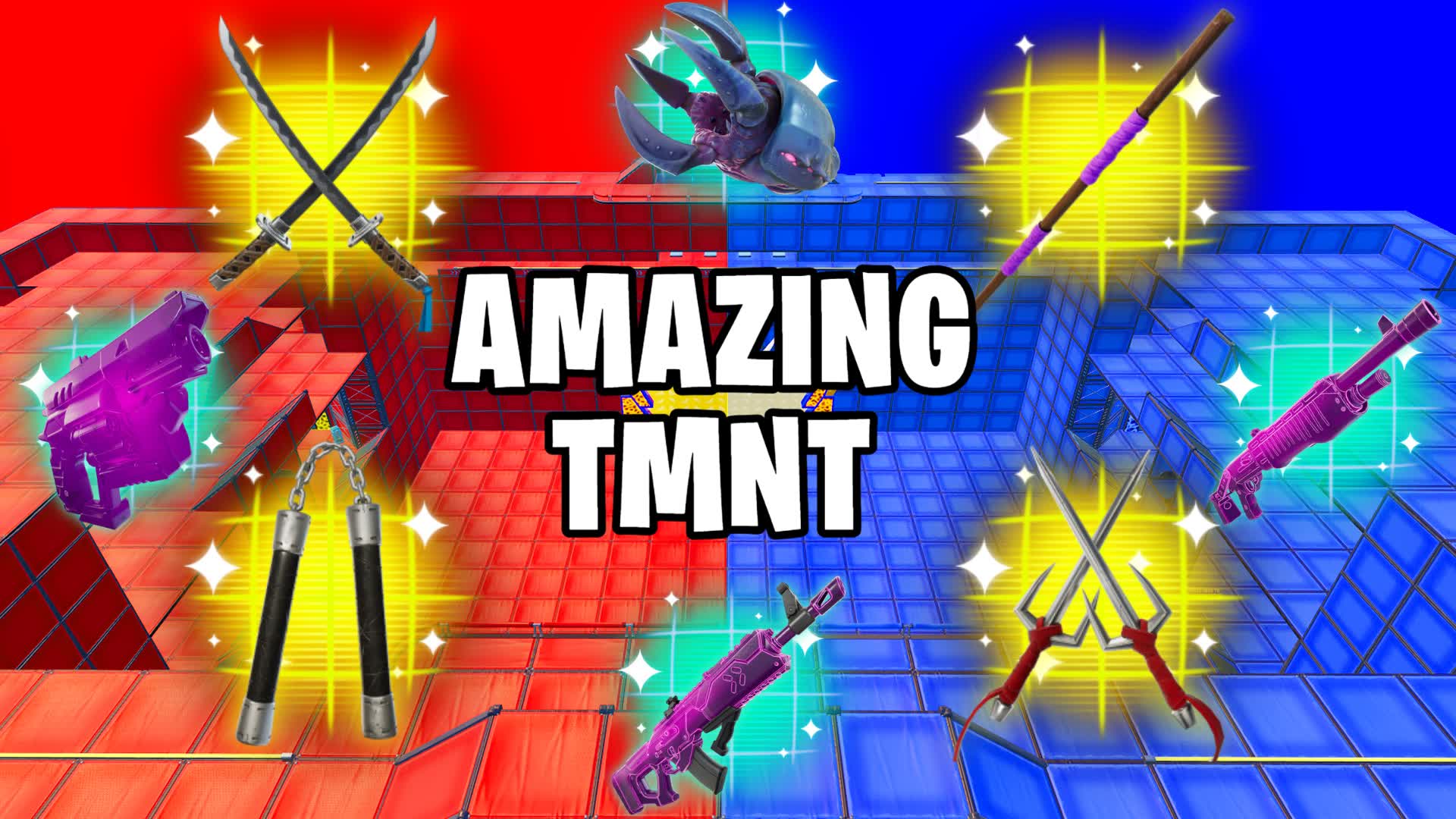 ⭐AMAZING RED VS BLUE🔴🔵 TMNT⭐
