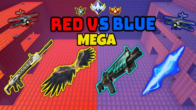 MEGA RED VS BLUE🔴🔵