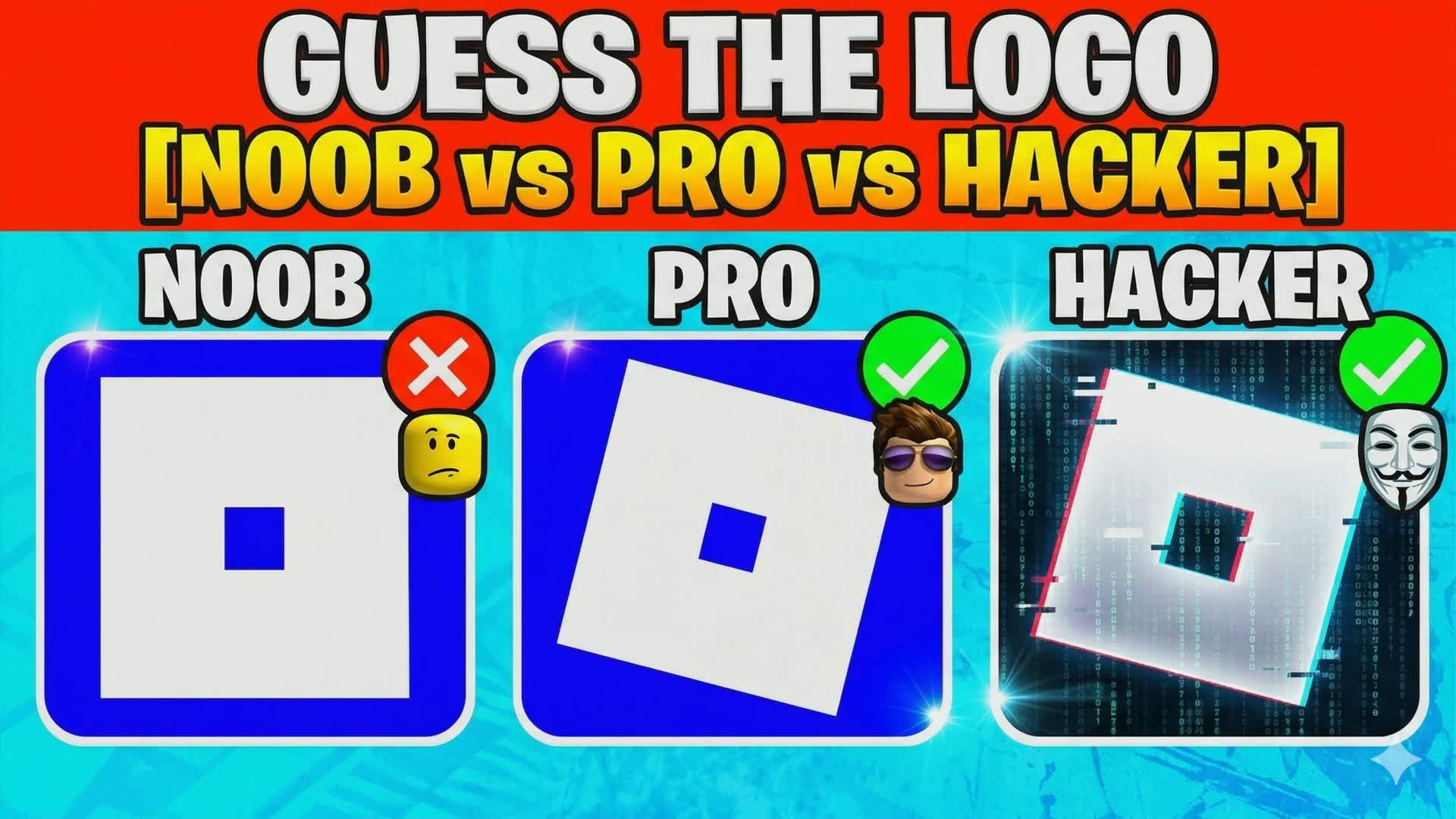 ロゴを当てよう [NOOB vs PRO vs HACKER]