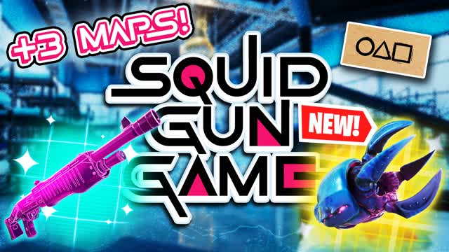 SQUID GUN GAME 🦑 [+3 MAPS 🏝️]