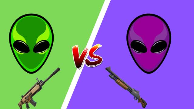 CRAZYY GREEN VS PURPLE TEAM DEATHMATCH