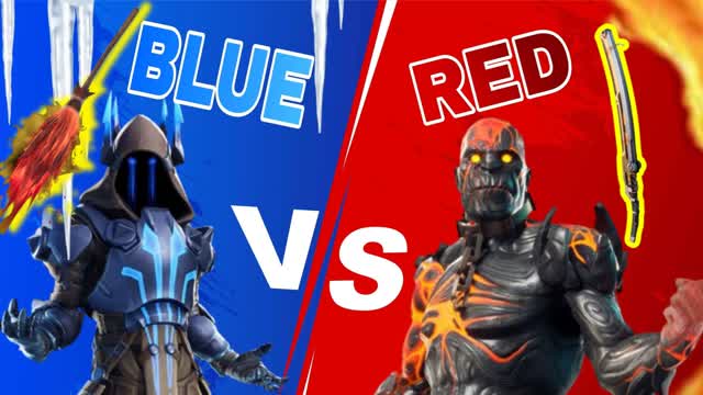 INSANE 🔥RED Vs BLUE ❄️15 X 15