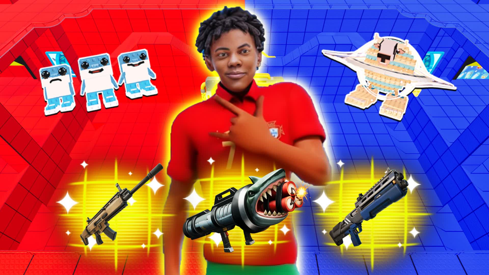 MEGA GOATED RED VS BLUE🔴🔵