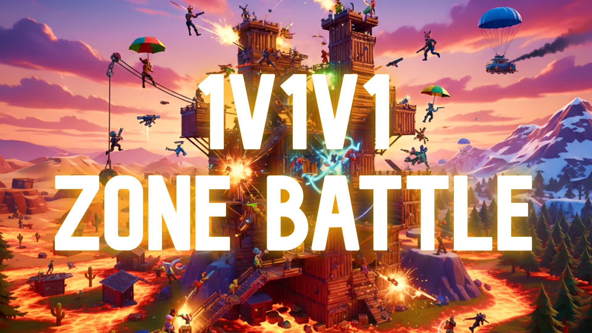 1V1V1 ZONE BATTLE WAR