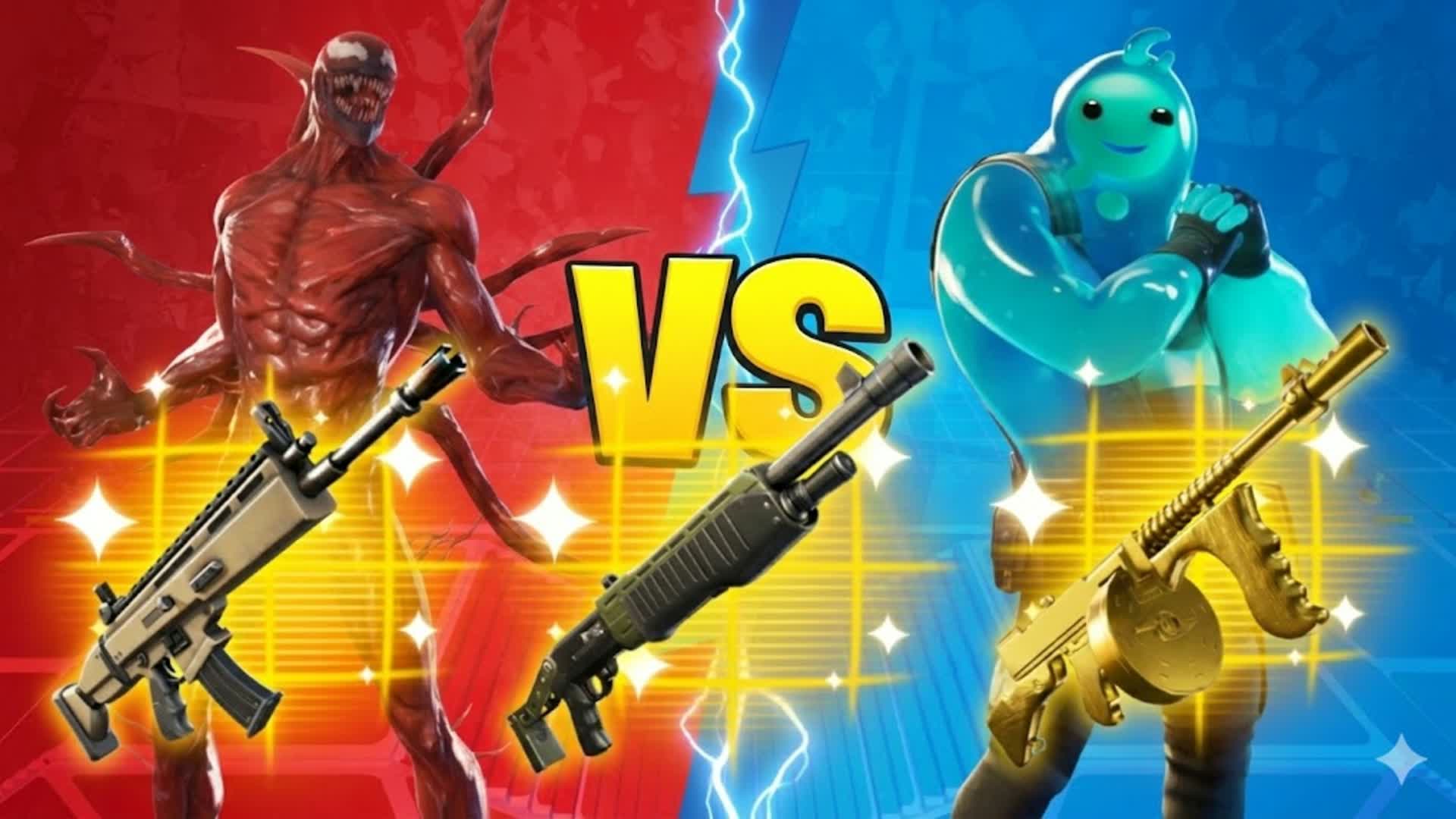 SUPERHERO RED VS BLUE 🔴🔵