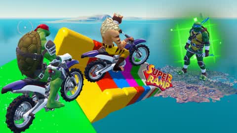 🚗 CAR GAME 🕹️ New TMNT SUPER RAMP