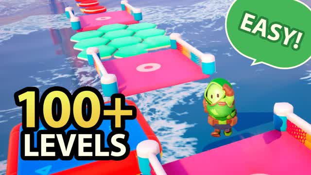 Capture 2 – 100+ Levels EASY Fall Guys Parkour