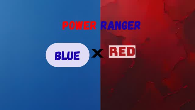 Power Ranger 🔵BLUE VS 🔴RED