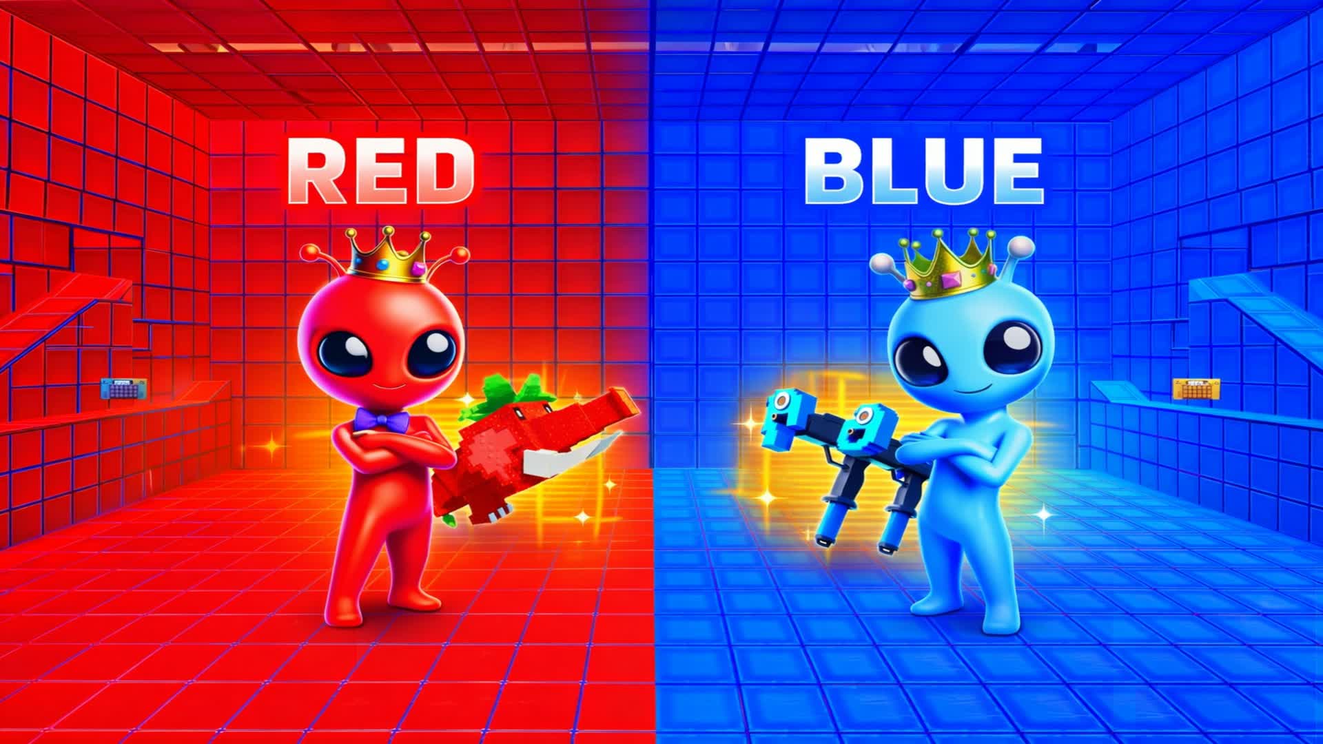 OK RED VS BLUE🔴🔵ALIEN 👽