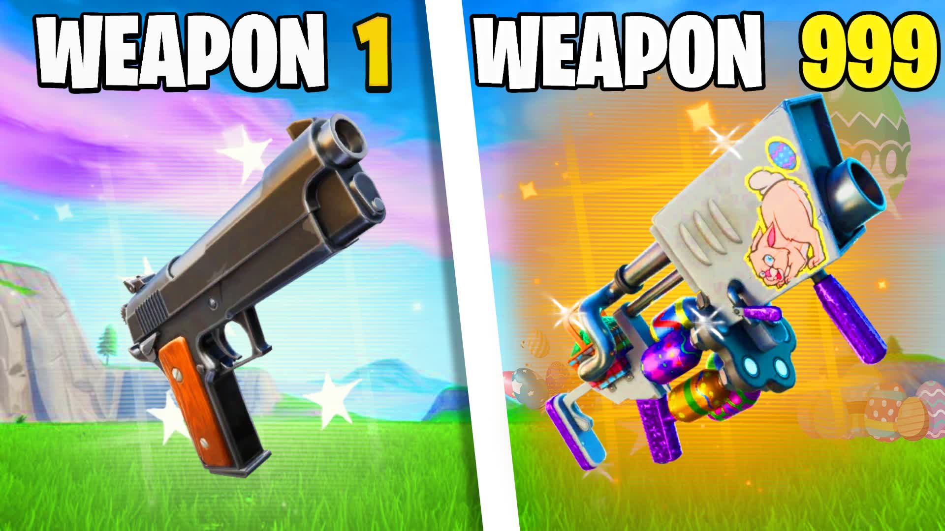 🐰 EASTER GUN GAME 🔫 ONE SHOT 🎯