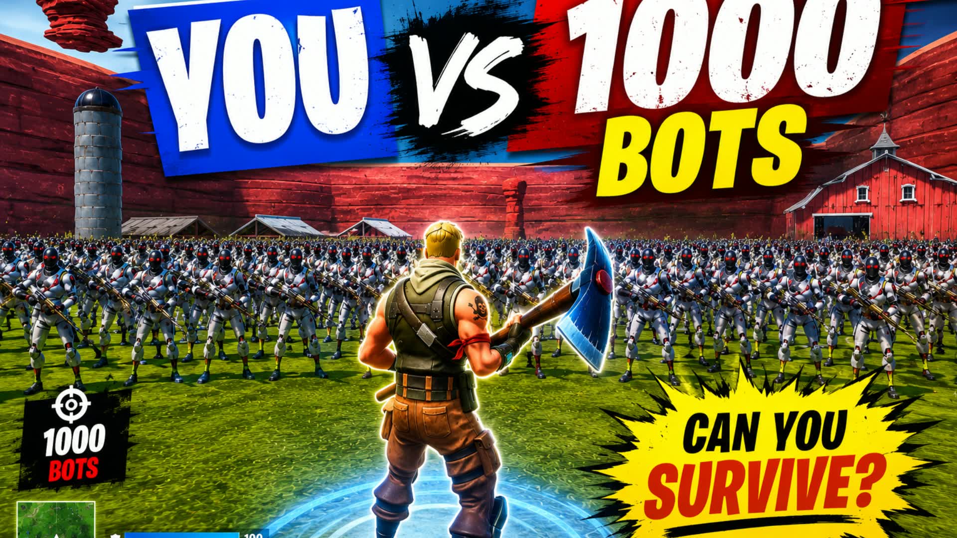 1000体のBOTと対決！