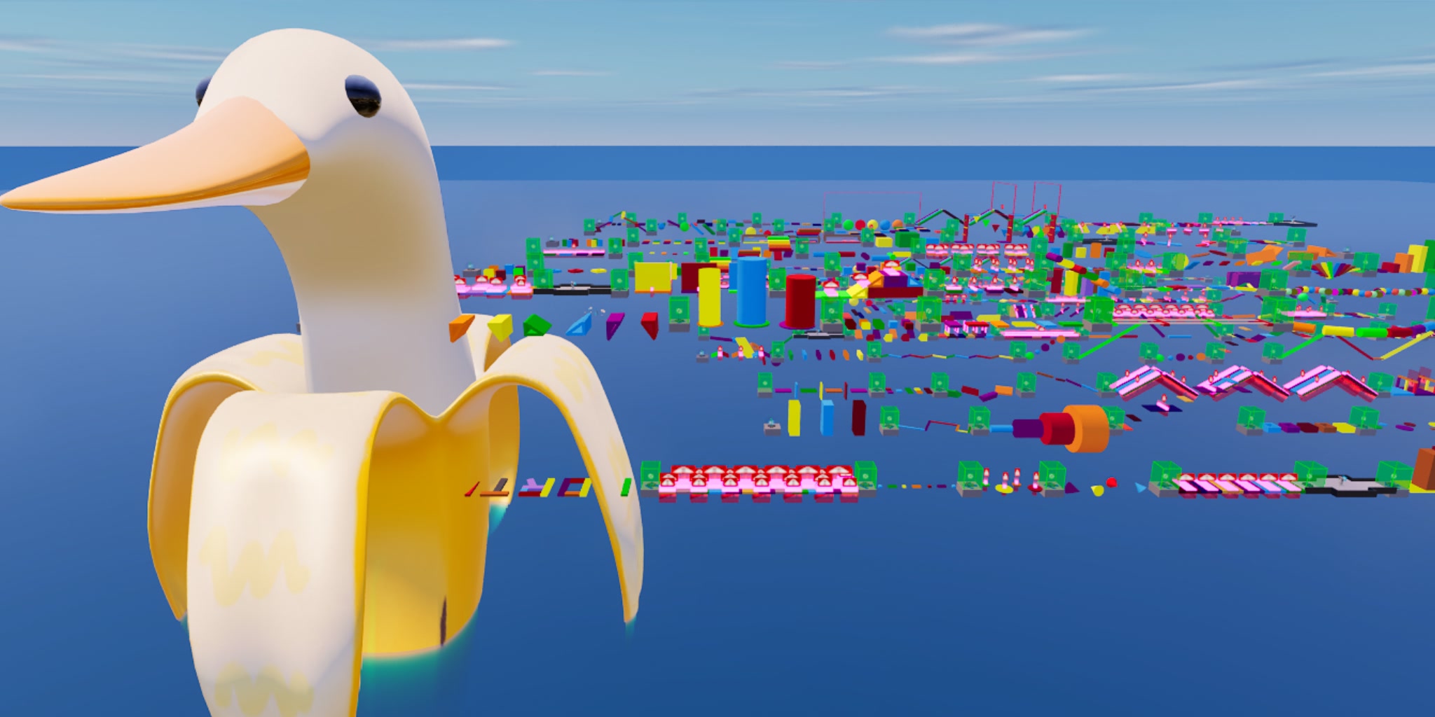 150 LEVEL BANANA DUCK PARKOUR ⭐