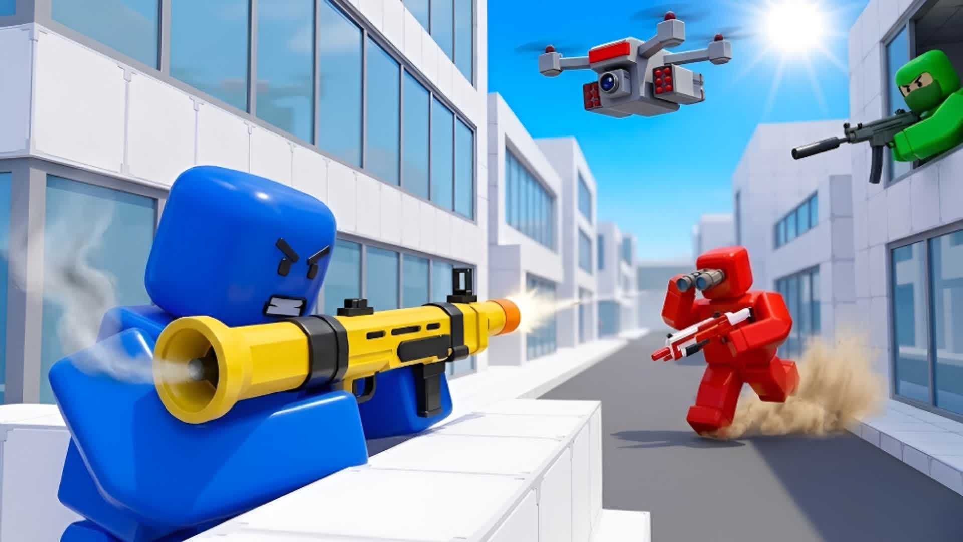 RED VS BLUE 🔴🔵 FREE ALL WEAPONS 🎯