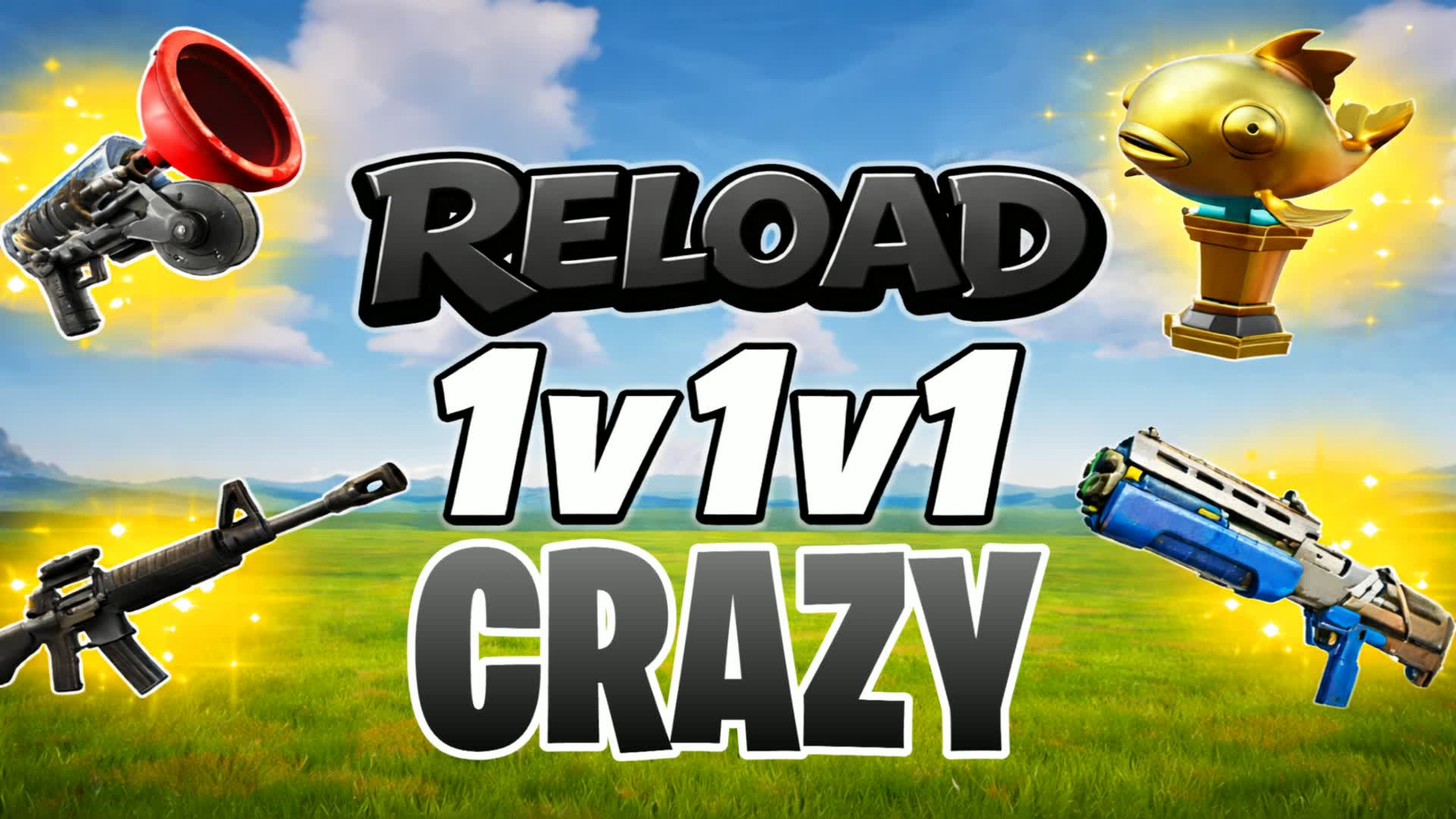 クレイジーな1v1v1v1