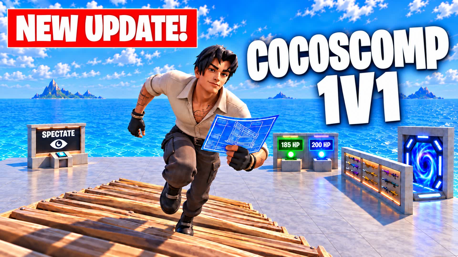 cocoscomp 1対1 建築ファイト(200ポンプ)