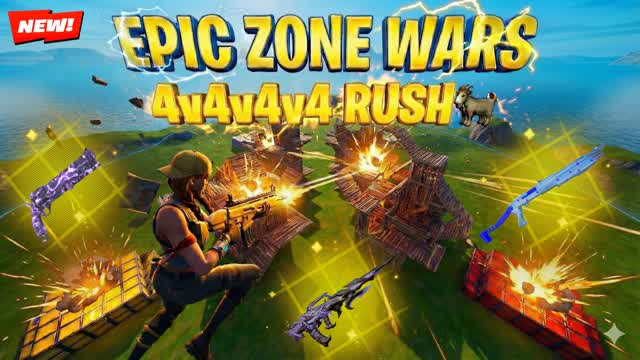 4v4v4v4 RUSH - ZONE WARS🌀