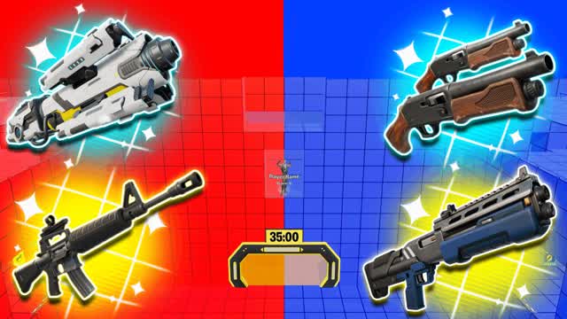 CHAOTIC RED VS BLUE 🔴🔵