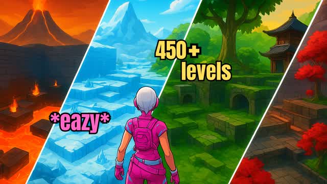 Parkour Four Realms 🌋❄️🌸🌲