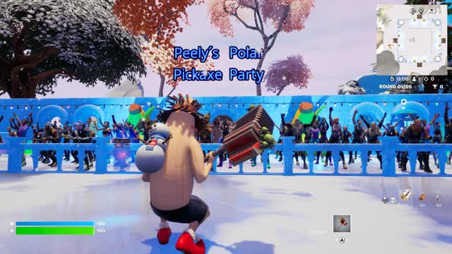 Peely's Polar Pickaxe Party