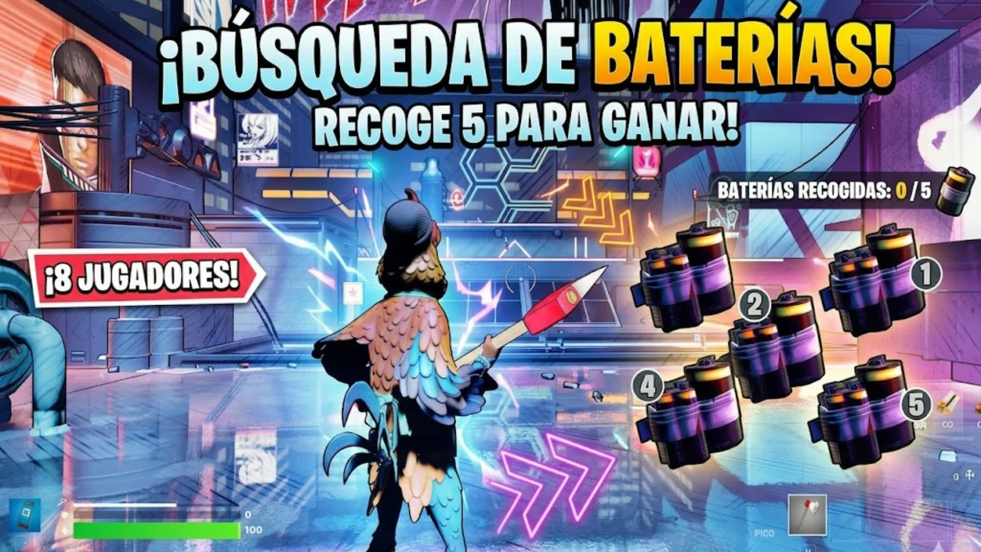 ?? BUSCA LAS 5 BATERÍAS El Desafío Final