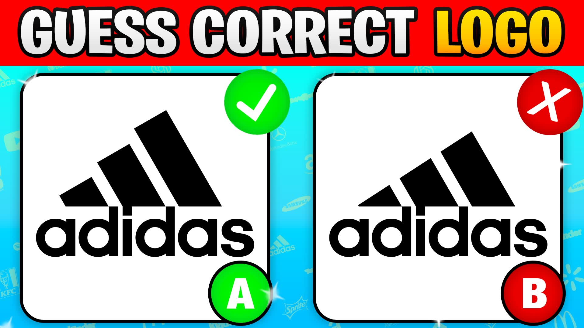 👑 2D | GUESS THE CORRECT LOGO | FUN