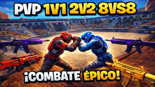 Arena de Titanes PvP 1vs1 8vs8
