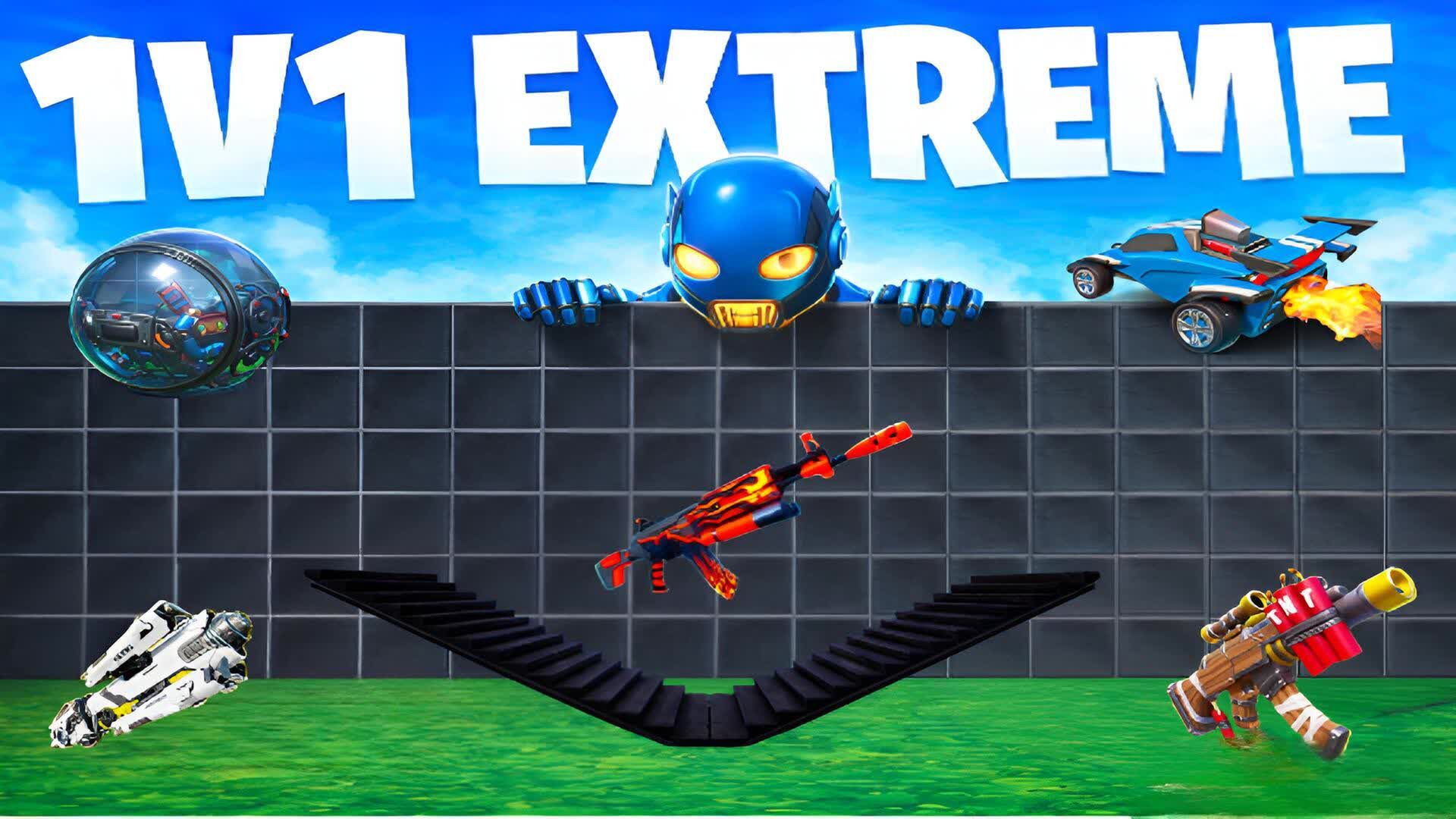 1V1 EXTREME FFA - ALL GUNS & RIDES - fortnite