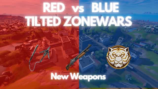 CRAZY RED VS BLUE TILTED ZONEWARS🔴🔵