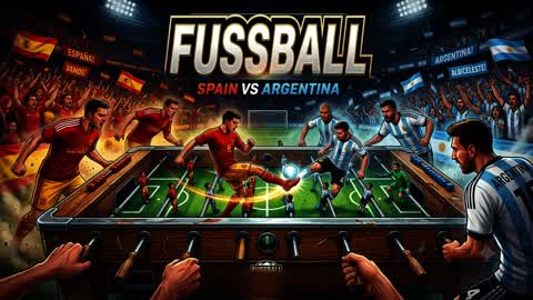 Fussball Spain vs Argentina