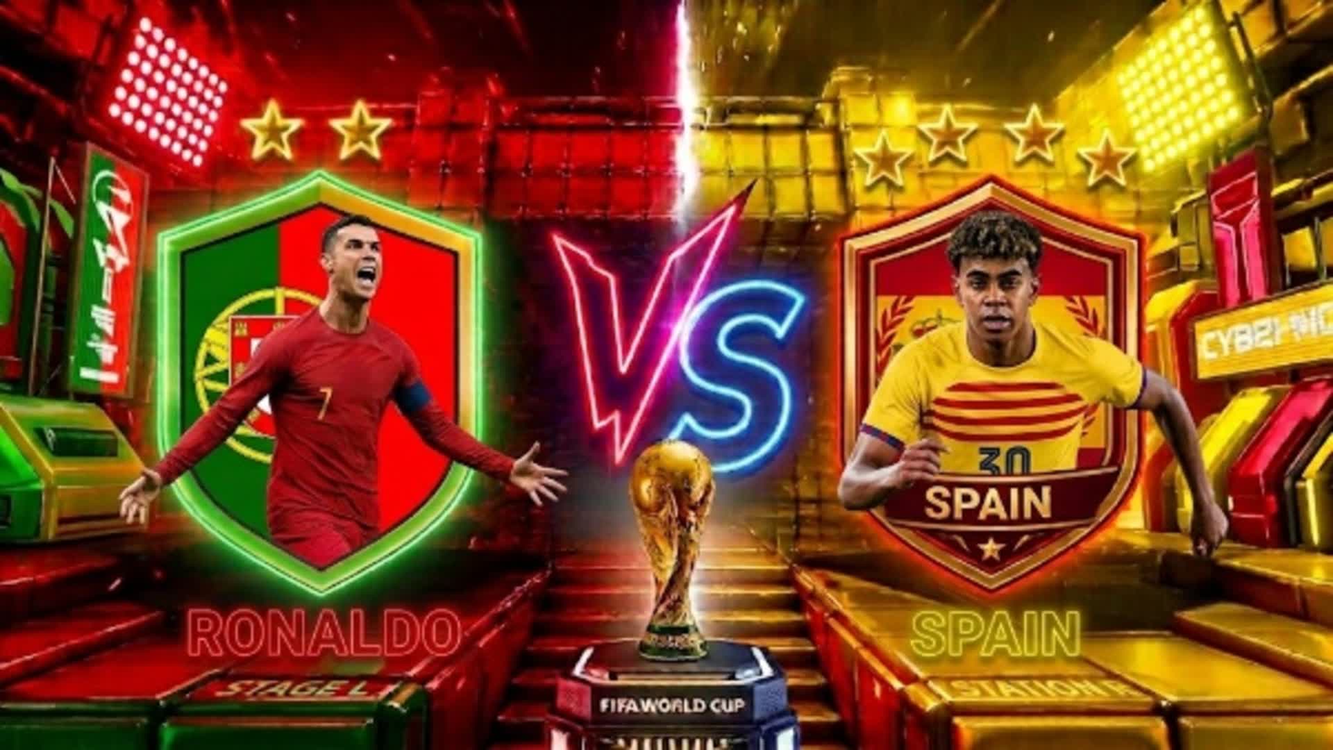 🐐ポルトガルVSスペイン😼 FIFAワールドカップ