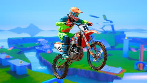 Dirt Bike Island Parkour!