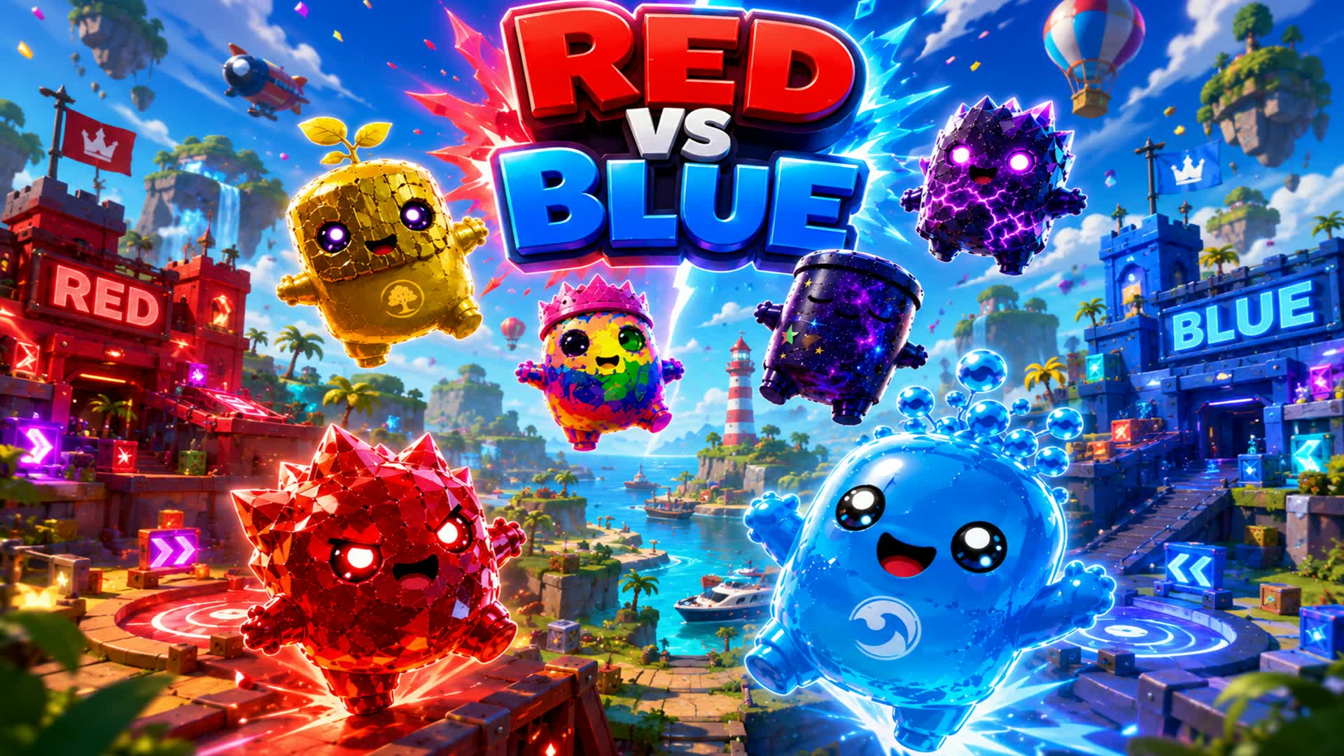 🚀 RED vs 🔴 BLUE Arena Rush ⭐