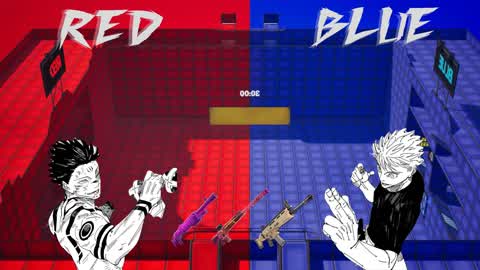 RED VS BLUE (Sukuna Vs Gojo)🔴🔵
