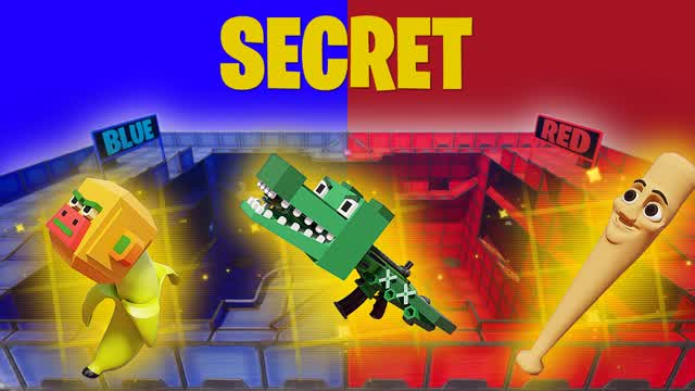 SECRET CRAZY RED VS BLUE 🔴🔵