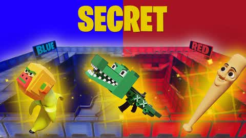 SECRET CRAZY RED VS BLUE 🔴🔵