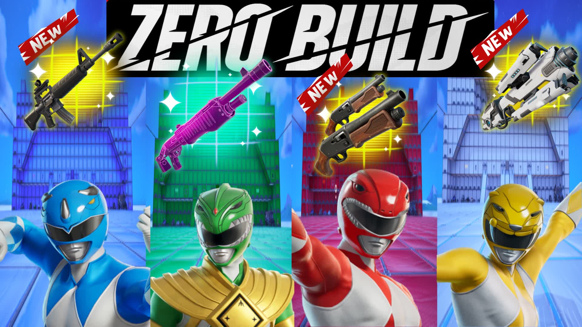 CERO BUILD RED VS BLUE VS WHITE VS GREEN