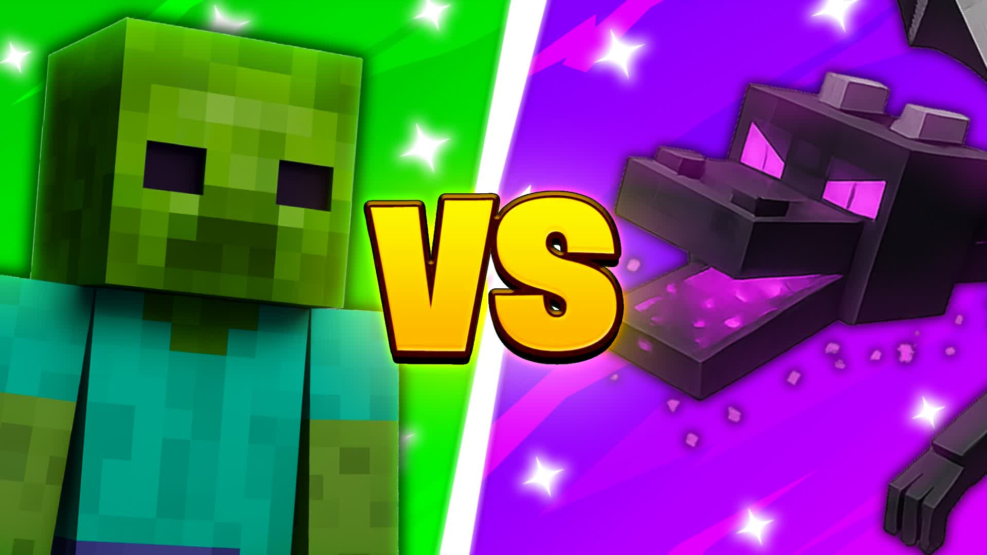 💚ZOMBIE VS ENDER DRAGON💜