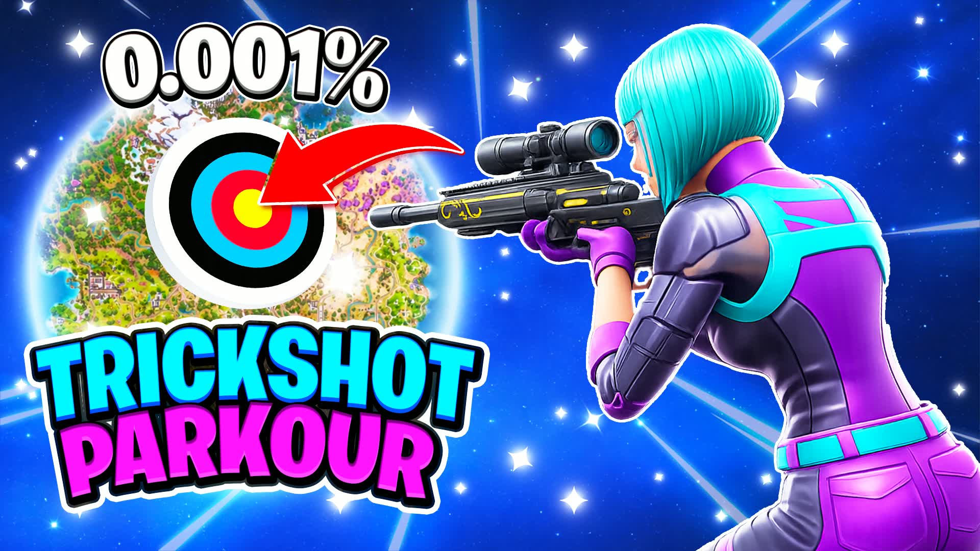 NEW HARD TRICKSHOT PARKOUR🎯60+ LEVELS