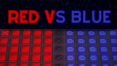 🚩Red vs Blue in the space !