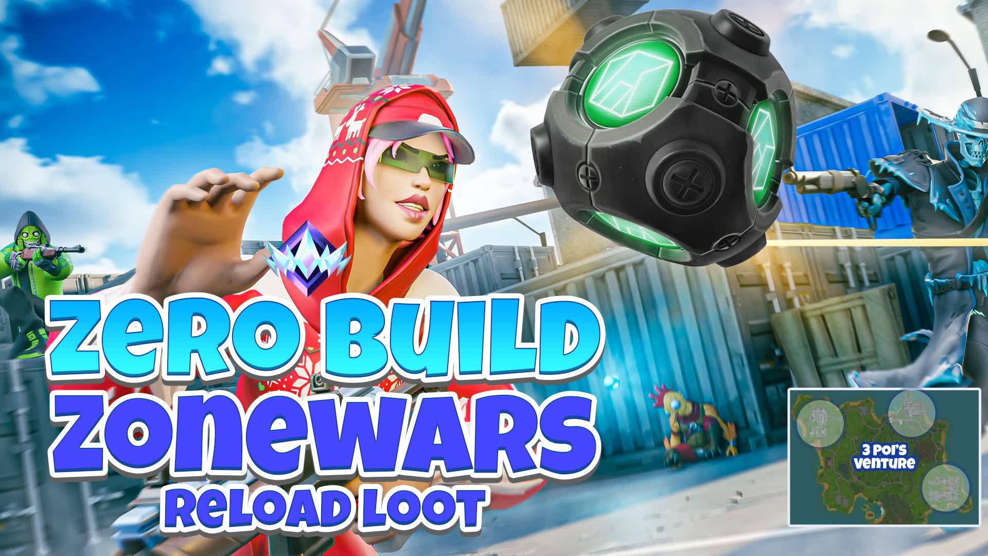 Zero Build Zonewars🌀Reload Loot FFA🔄