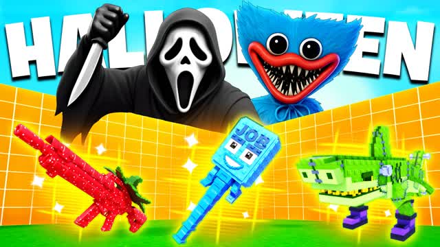 HALLOWEEN 1V1 FFA - ALL GUNS & VEHICLES