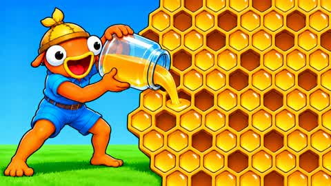 Fill The Giant Honeycomb