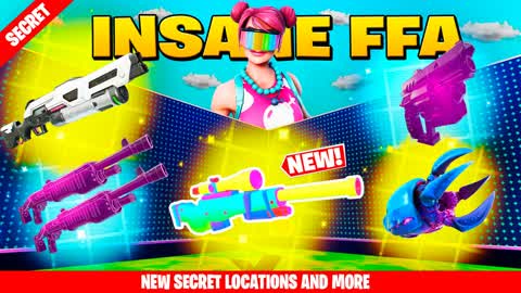 INSANE FFA ⭐ ALL GUNS ⭐ 1V1