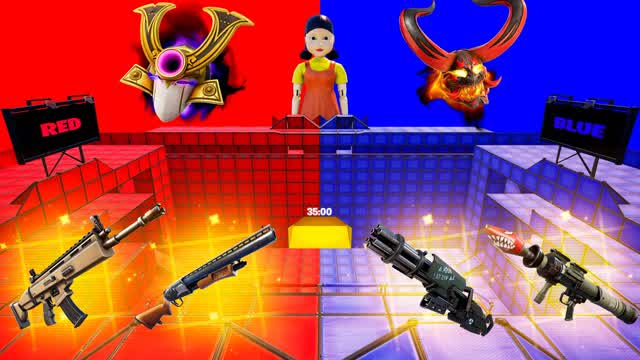 🐙INSANE RED VS BLUE 🔴🔵