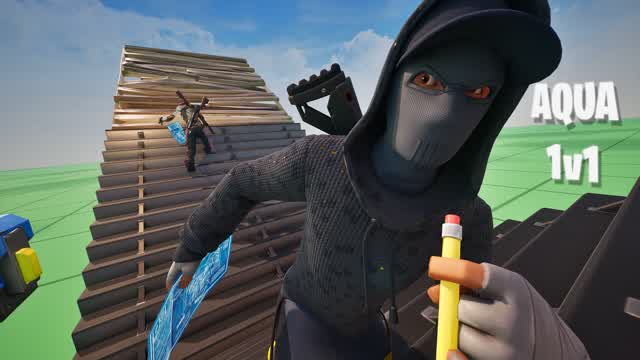 AQUA 1V1 BUILD FIGHTS